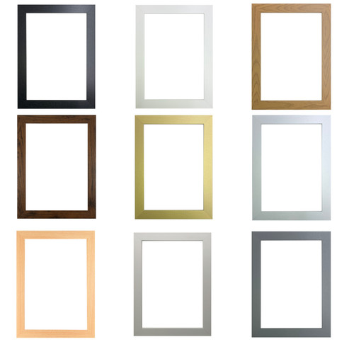 Modern black picture - modern, frames