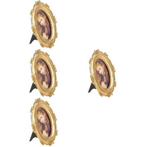 Golden retro resin picture - retro,